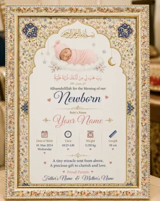 Newborn Frame কাস্টম প্রিন্ট চট্টগ্রাম | Print Zone BD