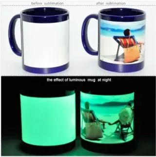 Radium Glow Mug - Day & Night Luminous Ceramic Mug 11oz কাস্টম প্রিন্ট চট্টগ্রাম | Print Zone BD