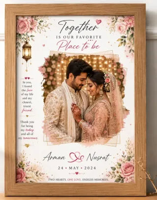 Couple Frame কাস্টম প্রিন্ট চট্টগ্রাম | Print Zone BD