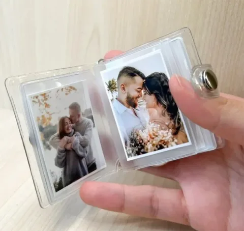 Mini Photo Album 20 Pcs – Cute Pocket Size Memory Album | Perfect Gift for Loved Ones — custom photo frame print Chittagong —